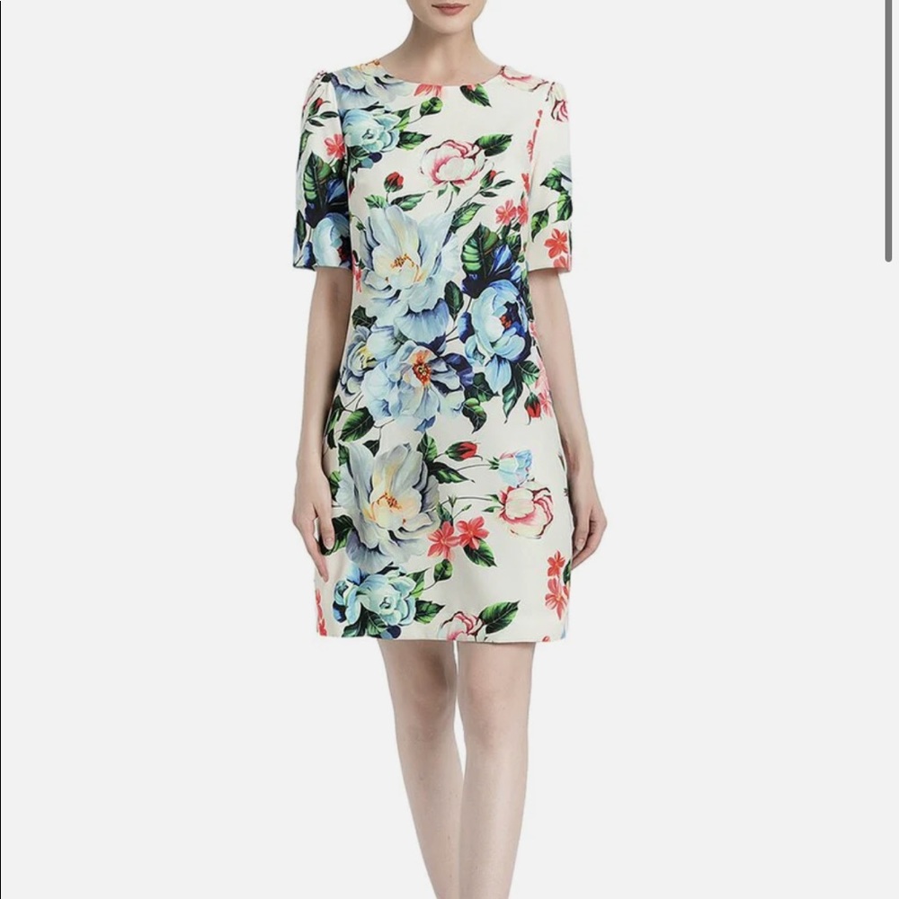 NWT BURRYCO white floral dress